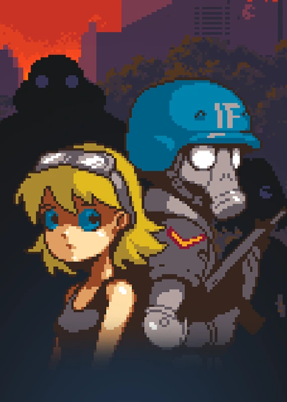 Dead Ahead: Roadside — key art of a survivor and an Internal Forces soldier